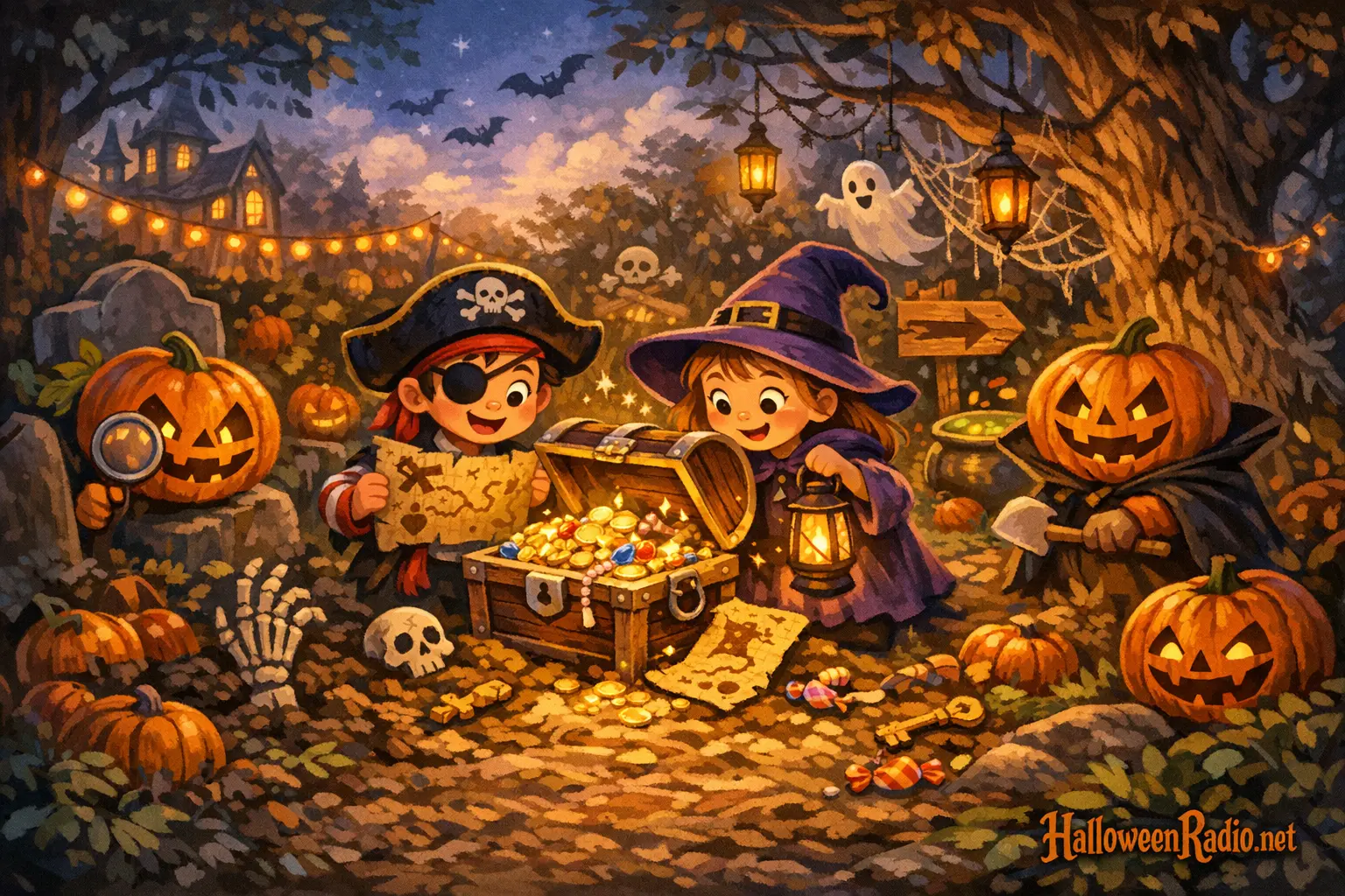 How to host a Halloween treasure hunt in your backyard