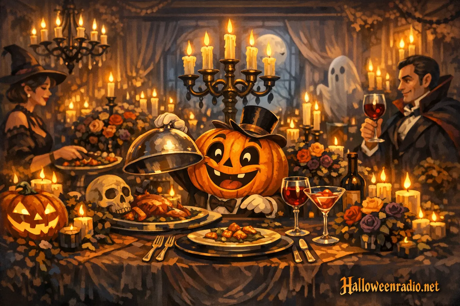 How to host a grown-up Halloween dinner party with style