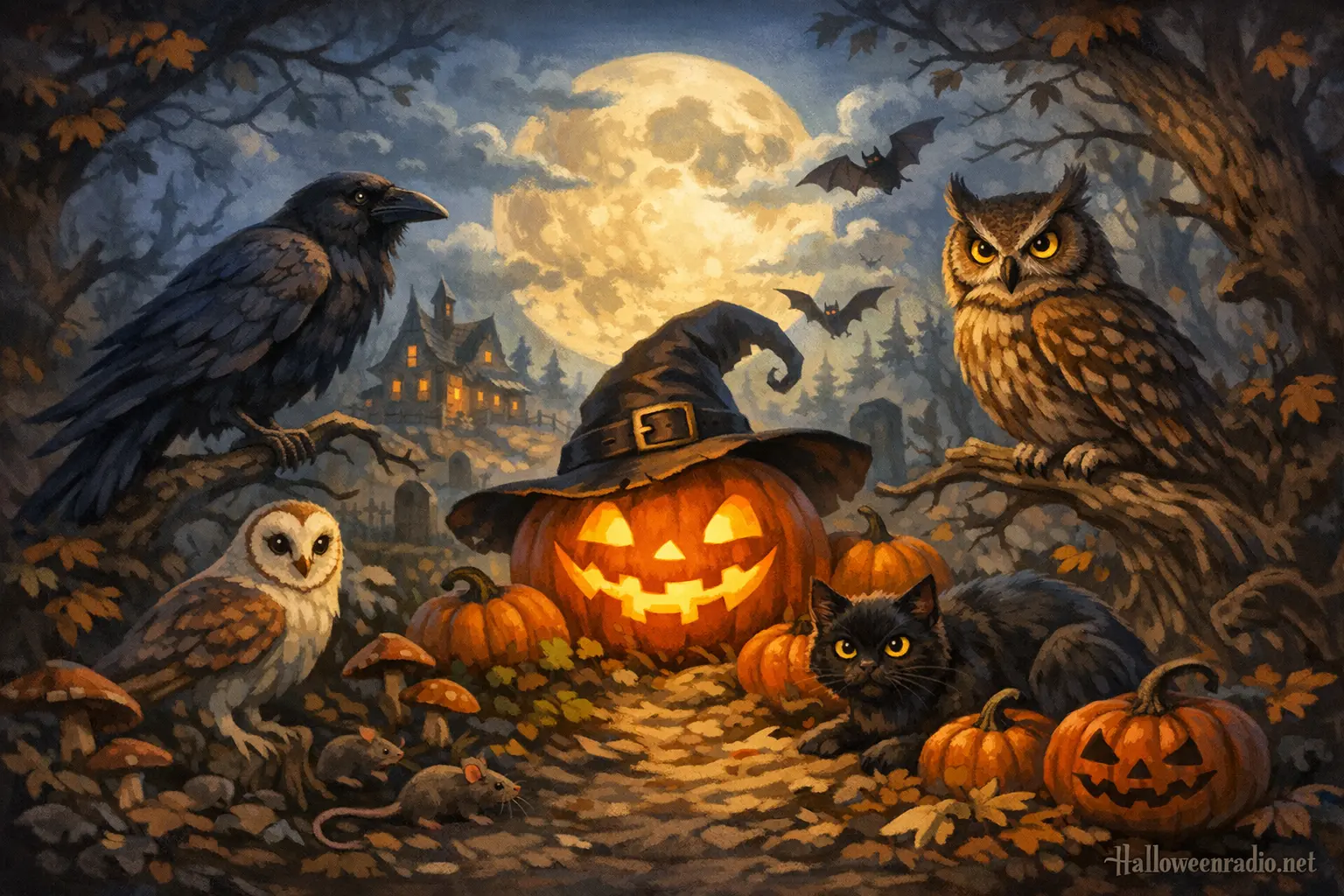 The folklore of ravens, owls, and other ominous autumn animals